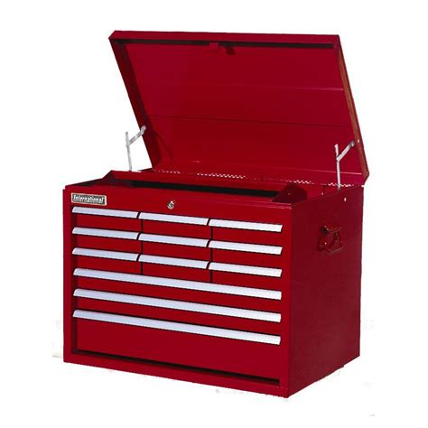 32 12 drawer steel red locking tool box|mini red tool box.